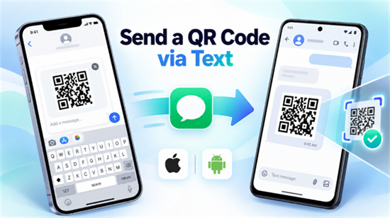 відправити QR-код текстом