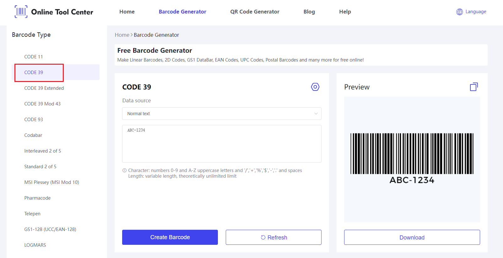 Code 39 Barcode Generator.png