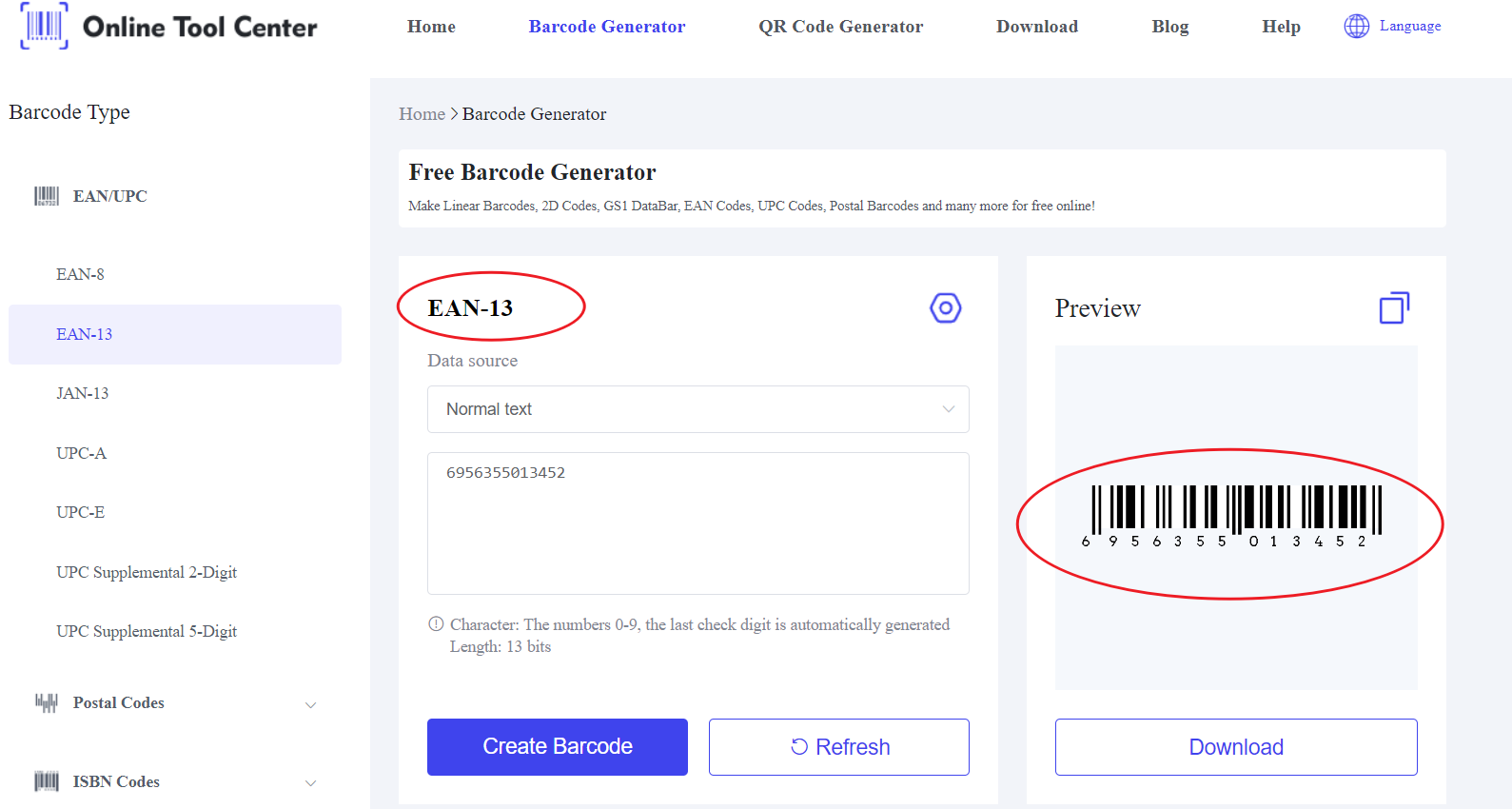 EAN 13 Barcode generator.png