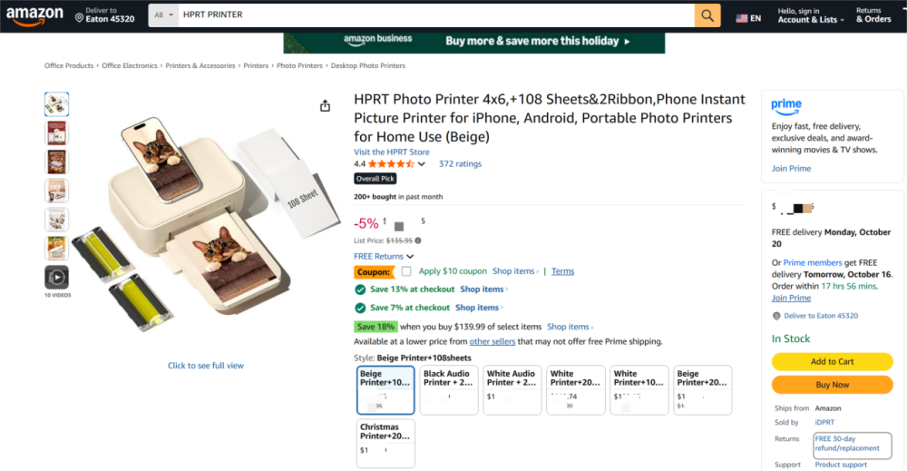 описи продуктів amazon