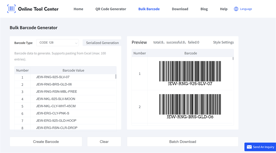 генерація штрих-кодів