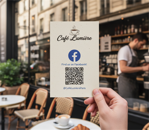 Facebook посилання QR код