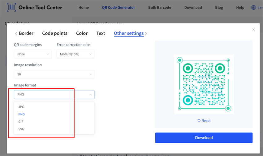 image formats of static qr codes формати зображень статичних QR-кодів
