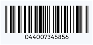 barcode for vinyl record штрих-код для вінілового запису
