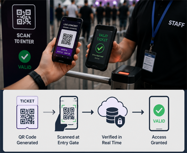 how QR code ticket validation work Як працює перевірка квитків QR-кодом