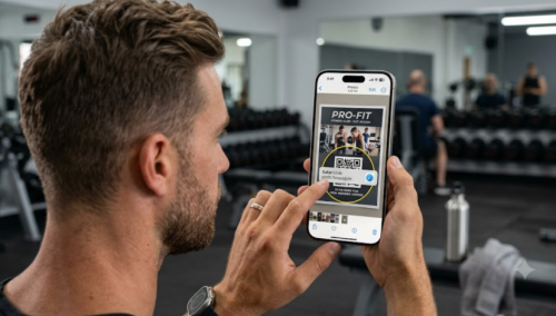 Сканування QR-коду на iPhone