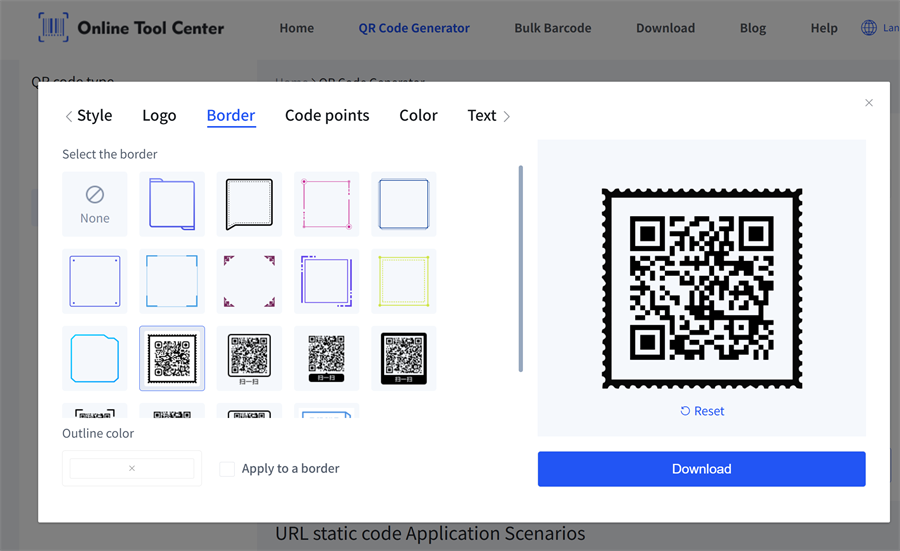 add frame for qr code додати кадр для QR-коду