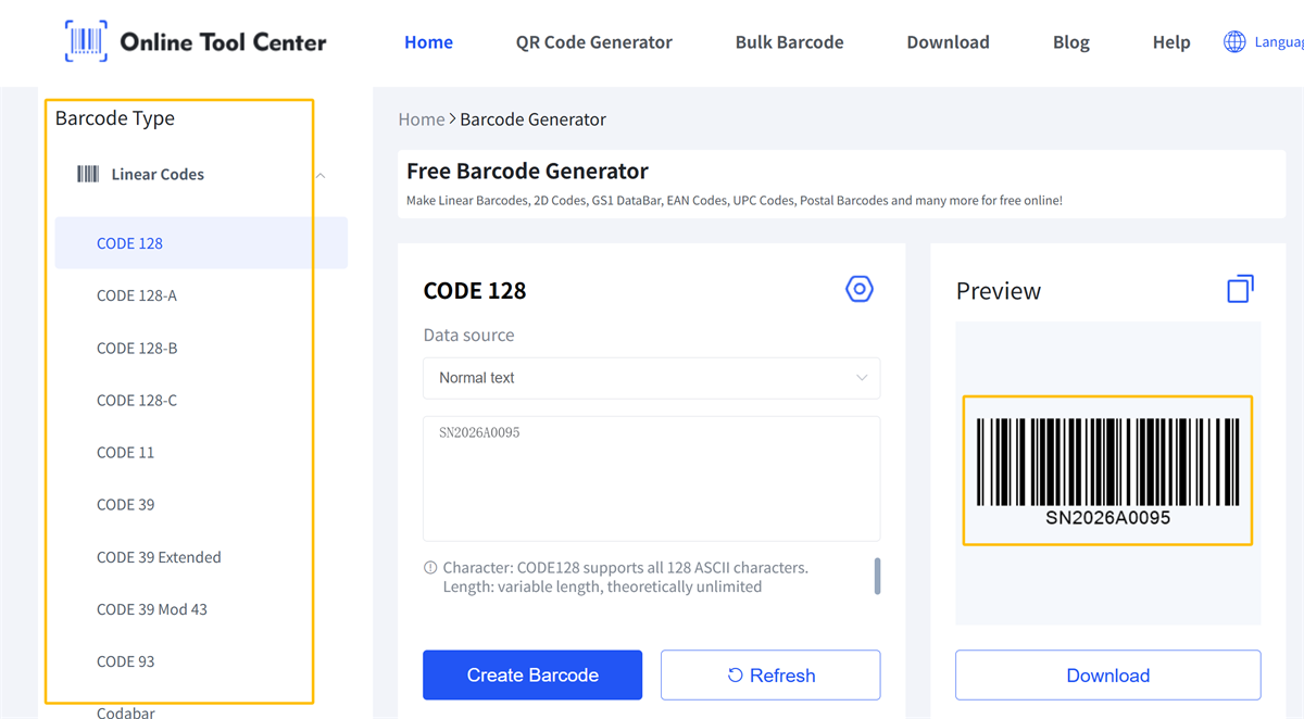 erate code128 barcode код128 штрих-код